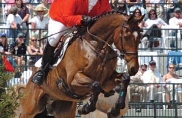 Amy Tryon, a two time Olympian for the United States in equestrian eventing, died in her sleep recently. She was 42 years old. Tryon was on the bronze medal US team at the 2004 Athens Olympics and took part in the Beijing Olympics as well as two World Equestrian Games, taking team gold in Spain in 2002 and an individual bronze in Germany in 2006.Amy Tryon Photo by Lauren R. Giannini